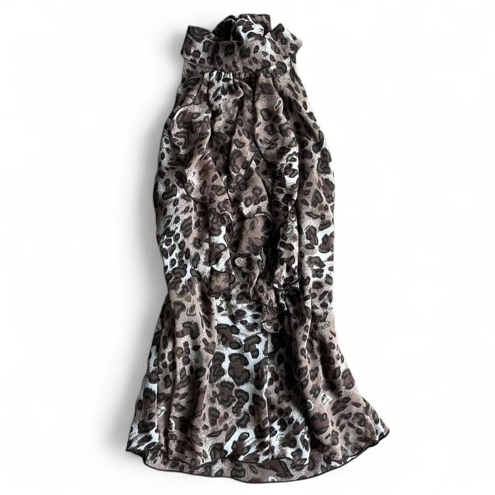 B Wear Halter Top Leopard